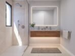 New Residences with Spacious Layouts and Pools Near the Coast