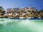 New Residences with Spacious Layouts and Pools Near the Coast